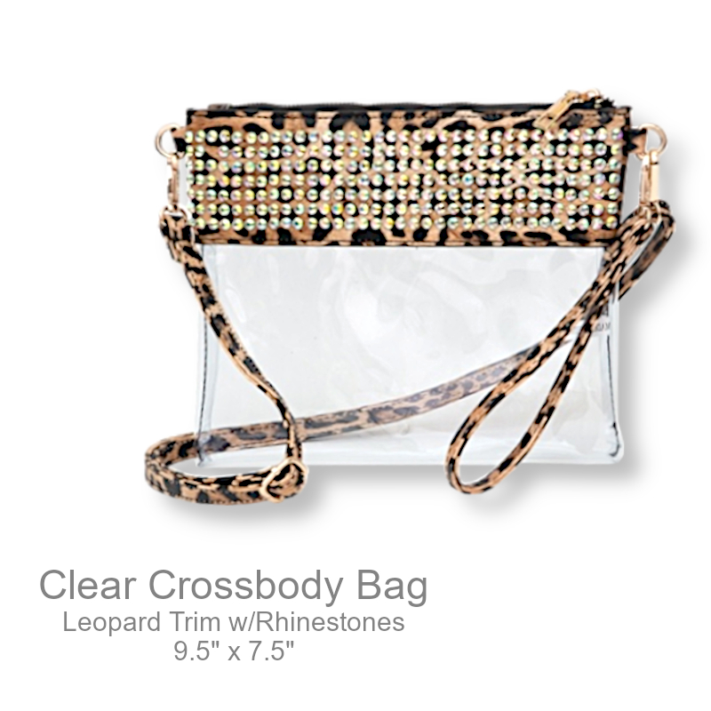 Shop Now Clear Crossbody Bag With Rhinestones | Womens Purses