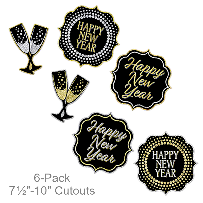 Happy New Year Cutouts | New Year's