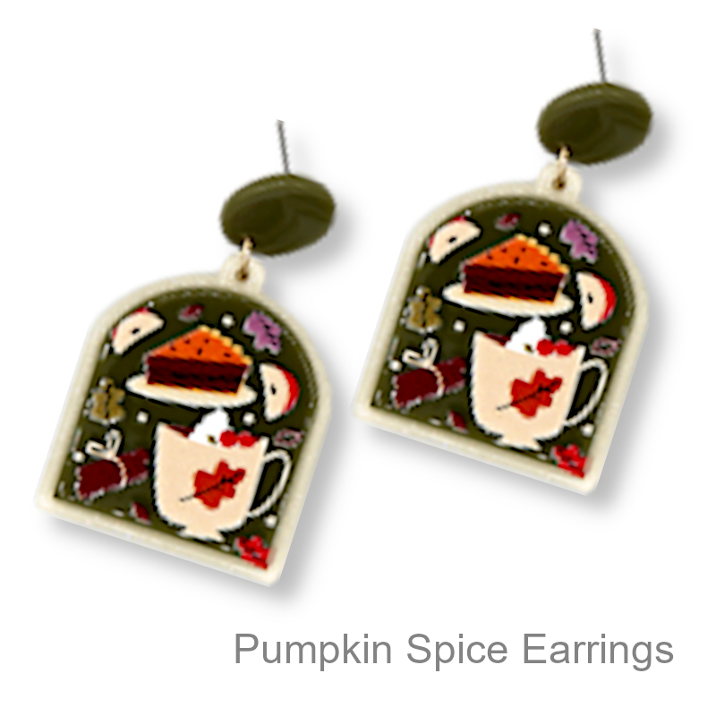 Pumpkin Spice Earrings | Fall & Thanksgiving