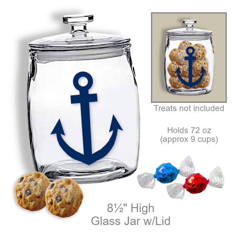 Boat Anchor Nautical Cookie Candy Jar | Candy Dish