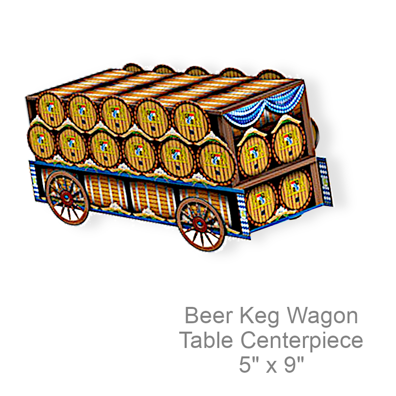 Oktoberfest Wagon Table Centerpiece | Party Decor