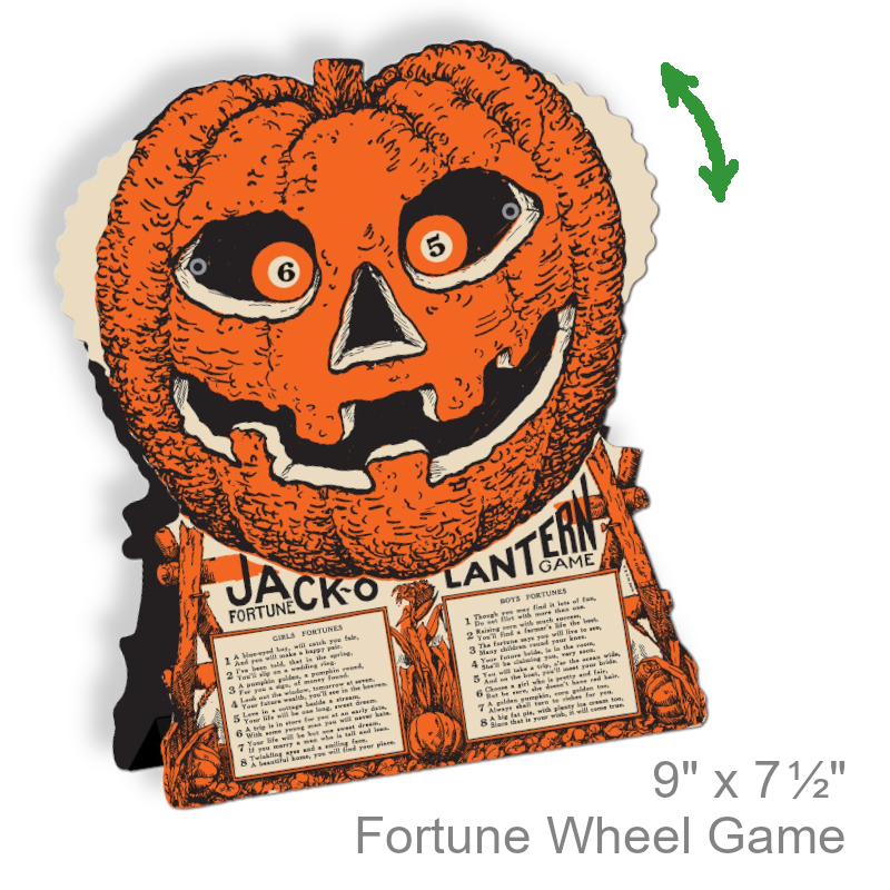 Old-Fashioned Pumpkin Fortune Wheel Game | Party Games