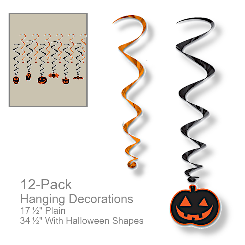 Twirl Halloween Hanging Decoration | Party Decorations