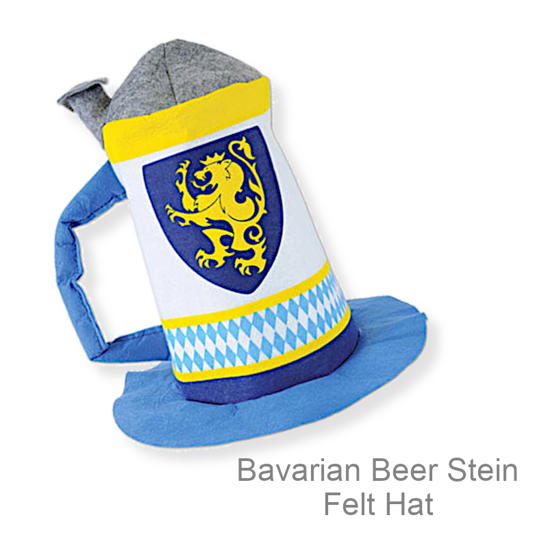 Funny Bavarian Beer Stein Hat | Party Supplies