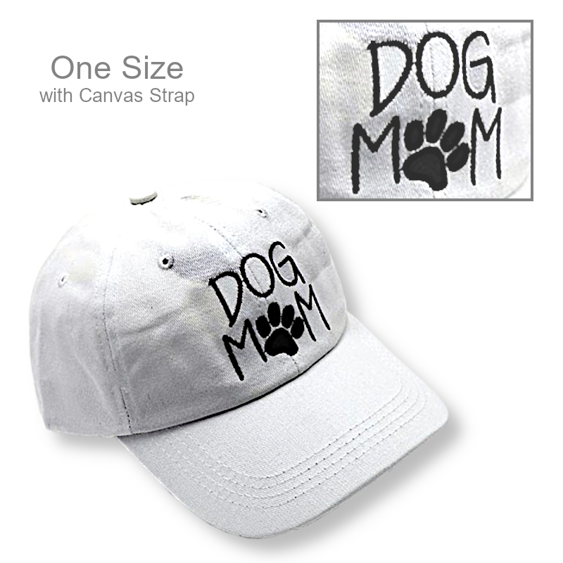 Dog Mom Paw Print Baseball Cap | Hats & Caps