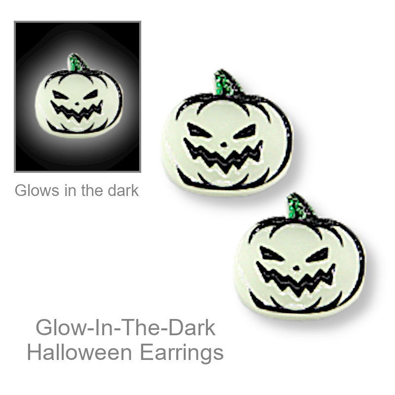 Glow In The Dark Halloween Earrings | Halloween