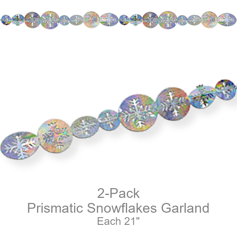 Snowflake 3-D Garland | Party Decorations