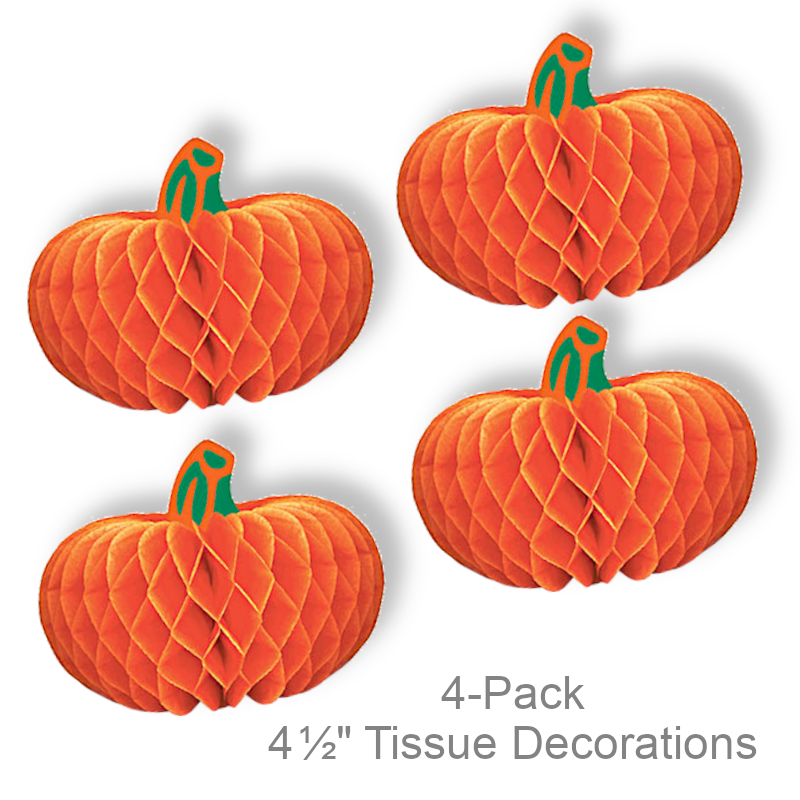 Nostalgic Tissue Pumpkins | Party Decorations