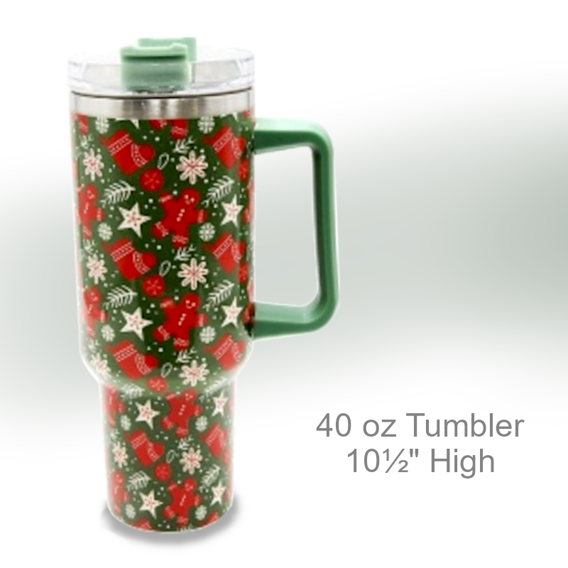 Shop Now Gingerbread Man Tumbler With Handle | Christmas