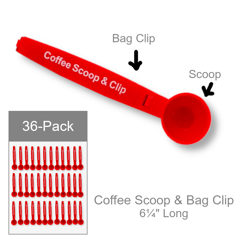 Shop Now Wholesale Coffee Scoop & Bag Clip | Bulk Coffee Scoops