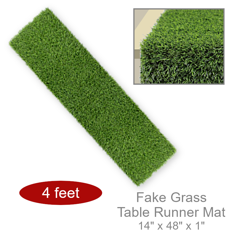 Fake Grass Tablecloth Runner | Party Supplies