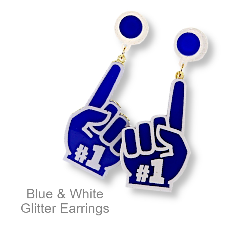 Game Day Hand Earrings | Team Spirit Jewelry