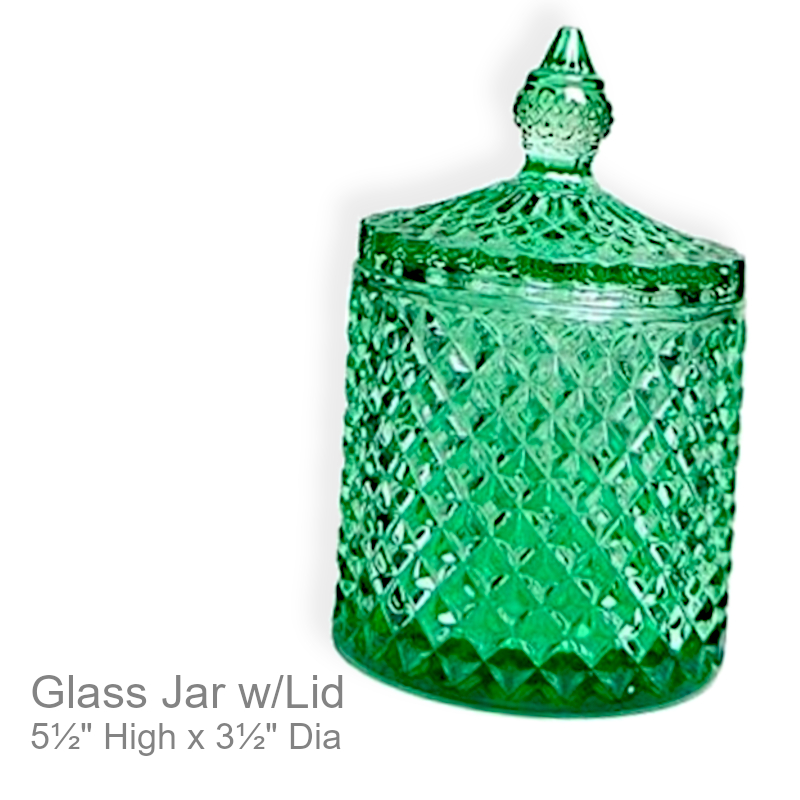 Glass Apothecary Jar With Lid | St Patrick's Day