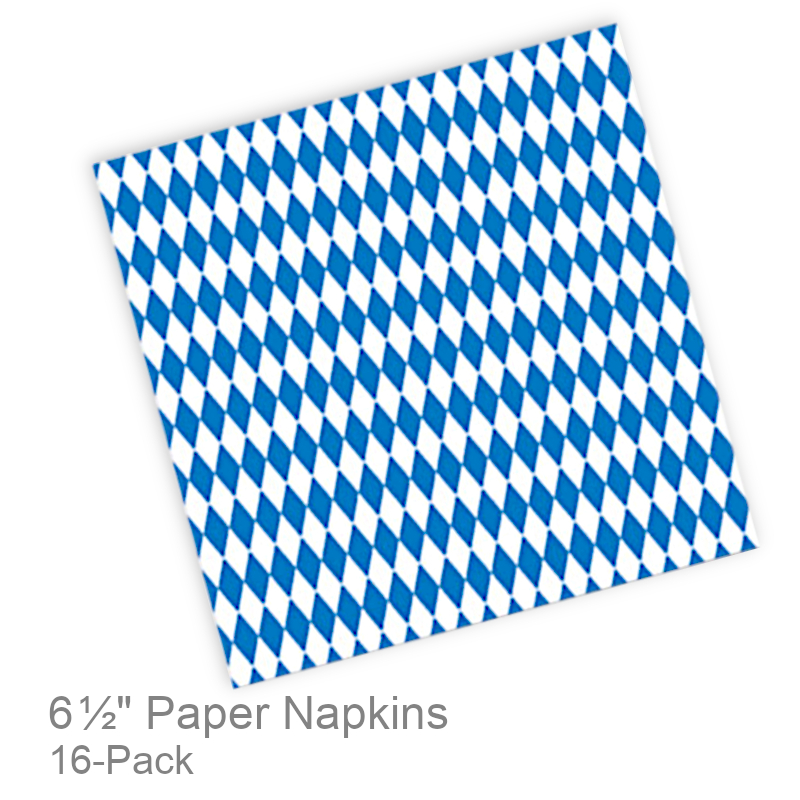 Oktoberfest Diamond Lunch Napkins | Party Serveware