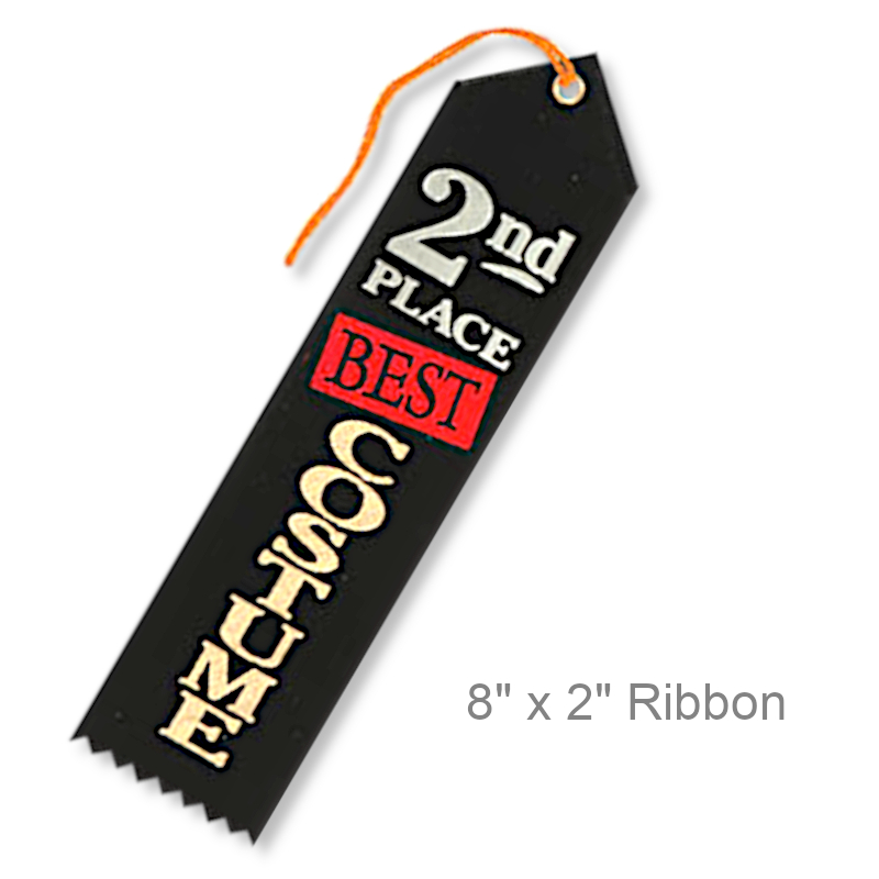 2nd Place Best Costume Award Ribbon | Party Favors