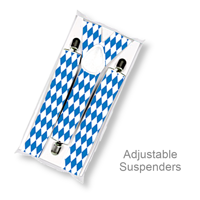 Suspenders With Oktoberfest Design | Party Supplies