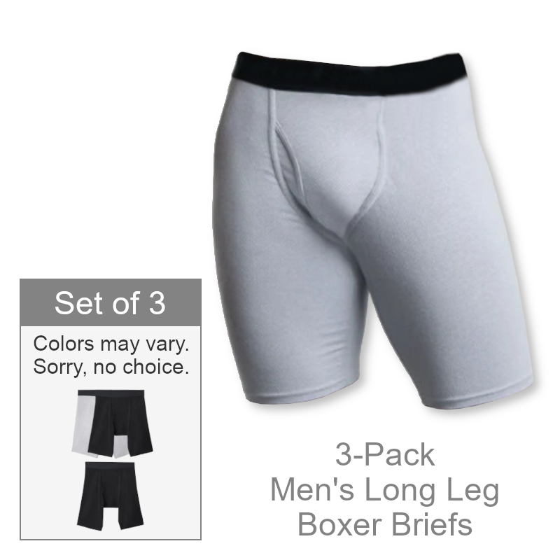 Men's Long Leg Boxer Briefs | Mens Underwear
