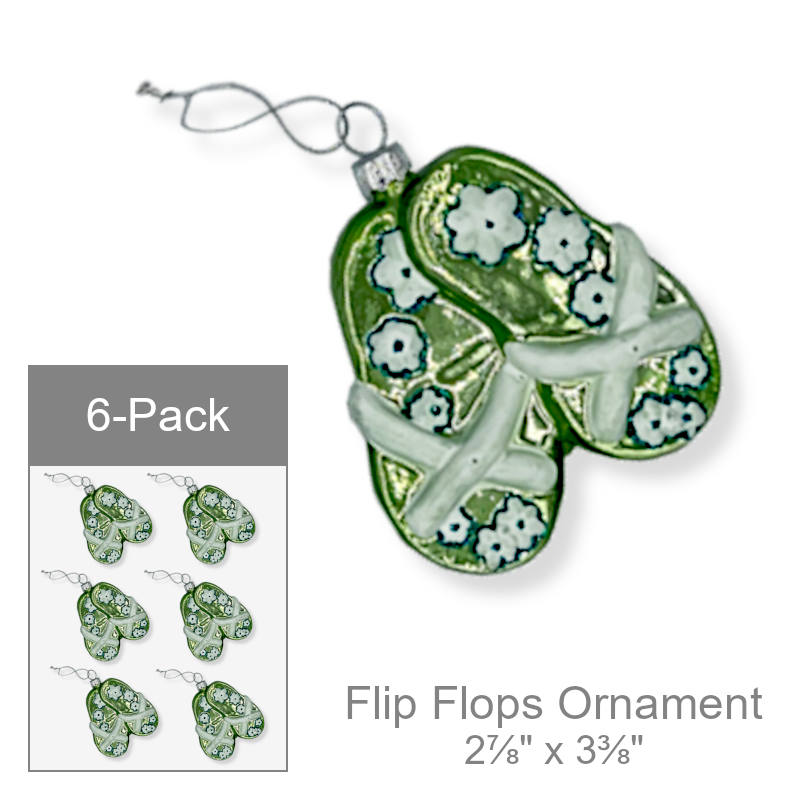 Wholesale Beach Themed Ornament Flip Flops | Party
