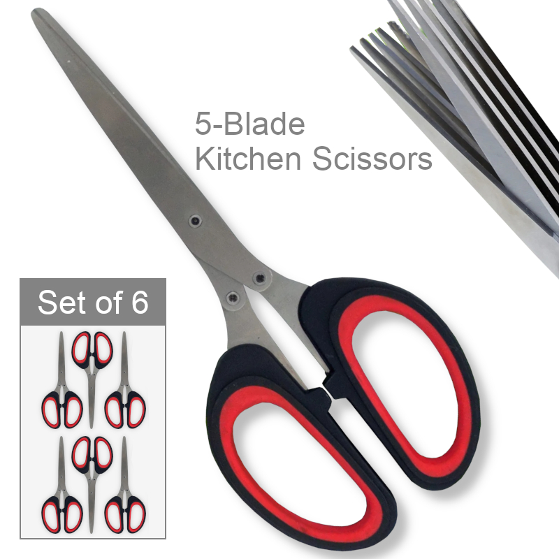 Wholesale Five Blade Scissors | Kitchen BBQ Tools