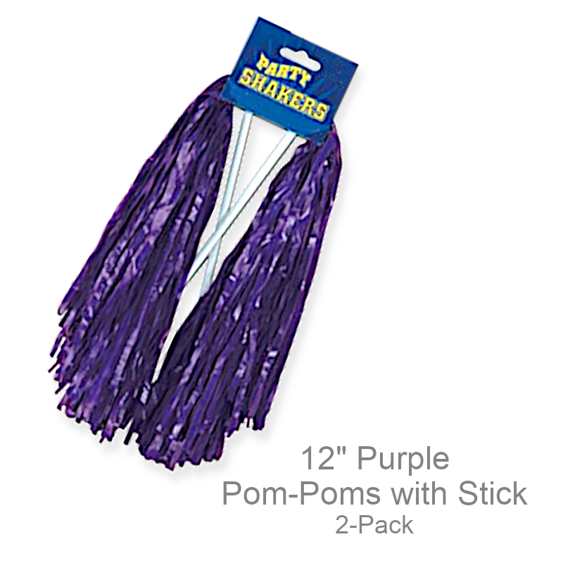 Spirit Cheer Pom-Poms w/Stick | Party Favors