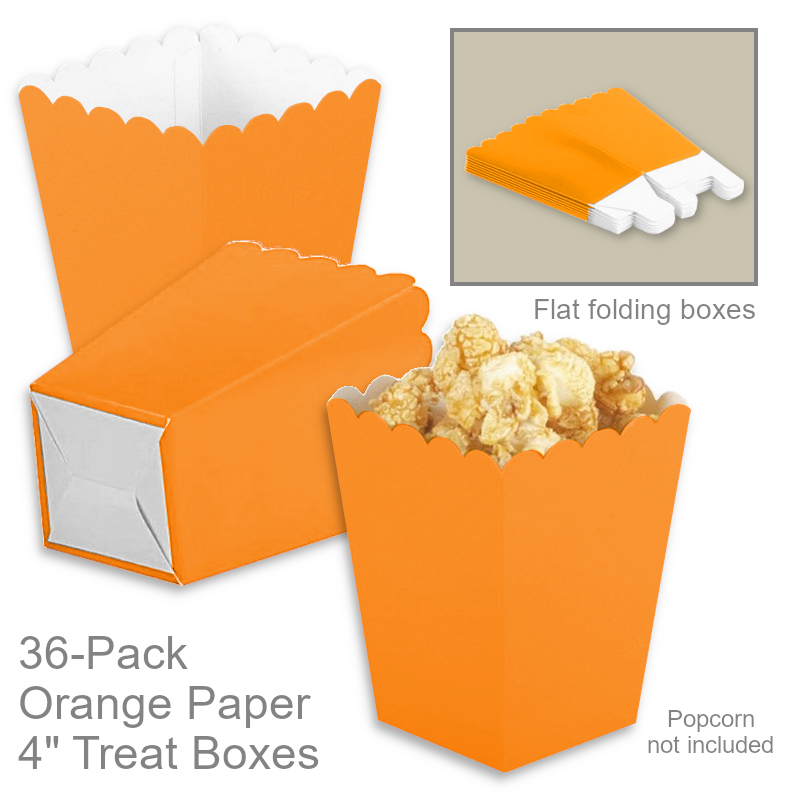 Small Paper Popcorn Boxes | Disposable Food Containers