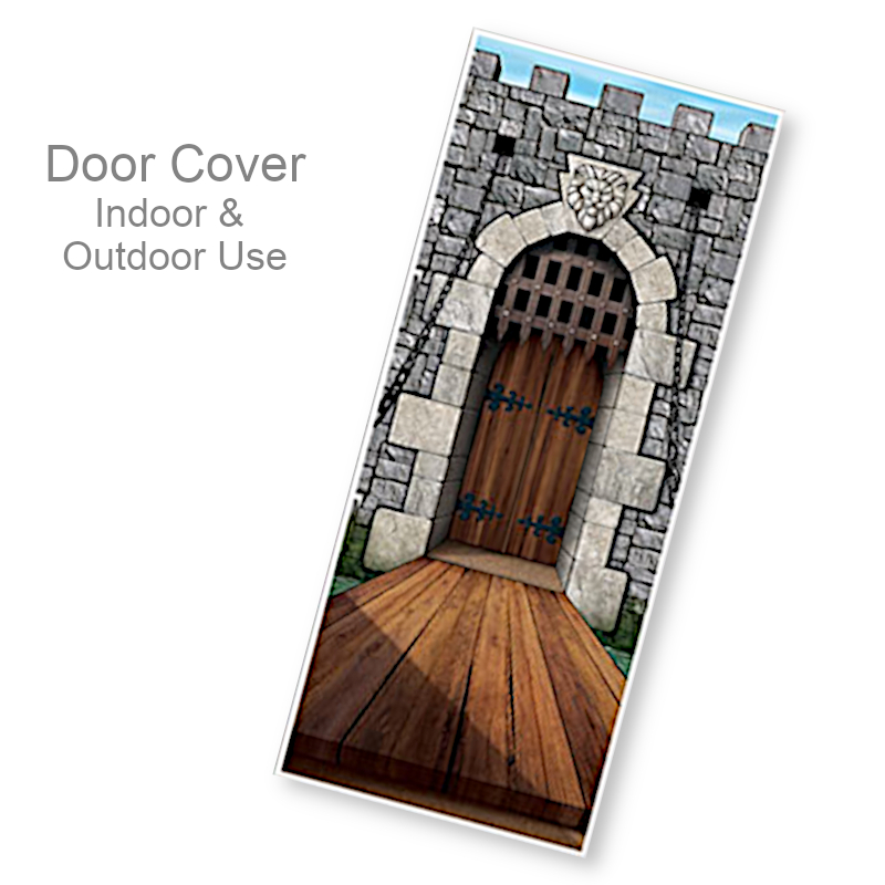 Castle Entrance Door Cover | Party Decorations