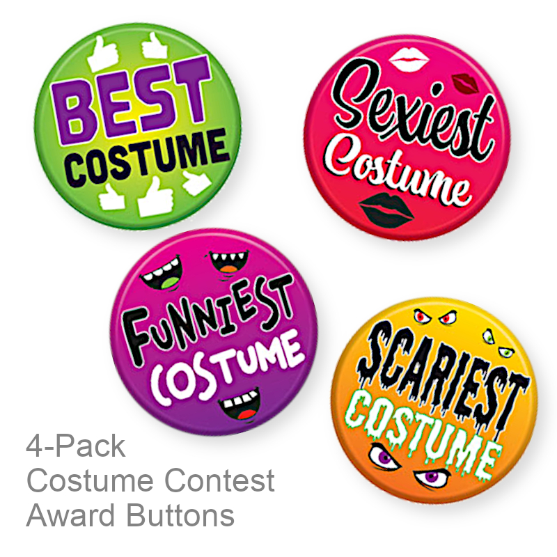 Halloween Costume Contest Buttons | Party Favors