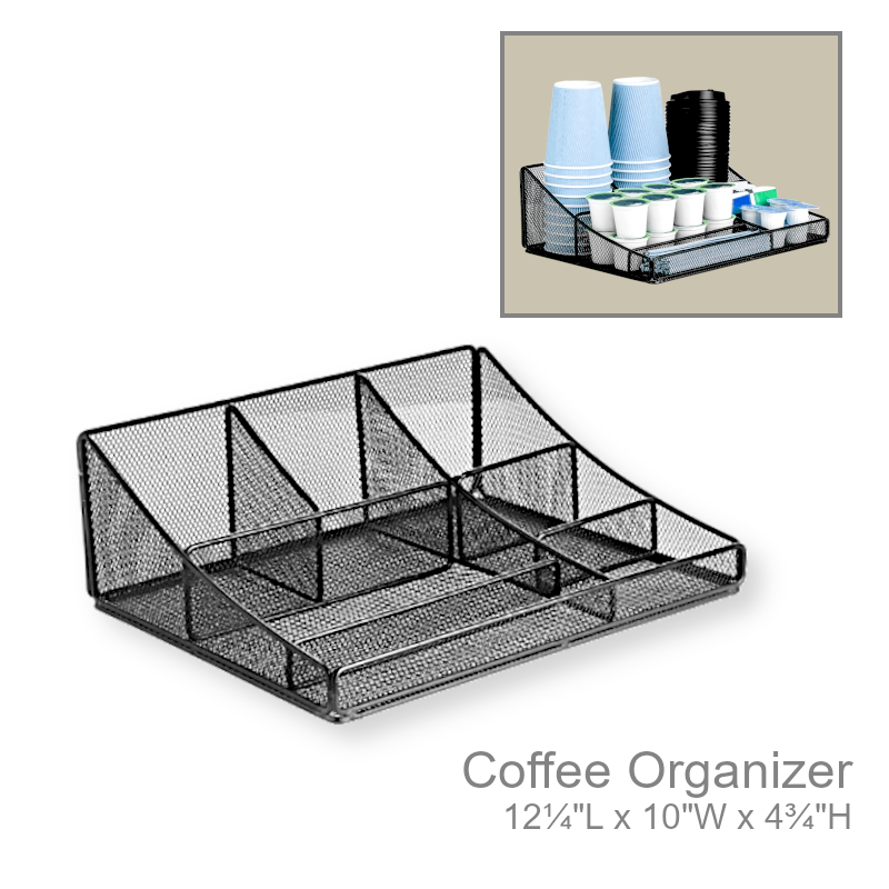 Coffee Bar Organizer 7 Compartments | Organizers