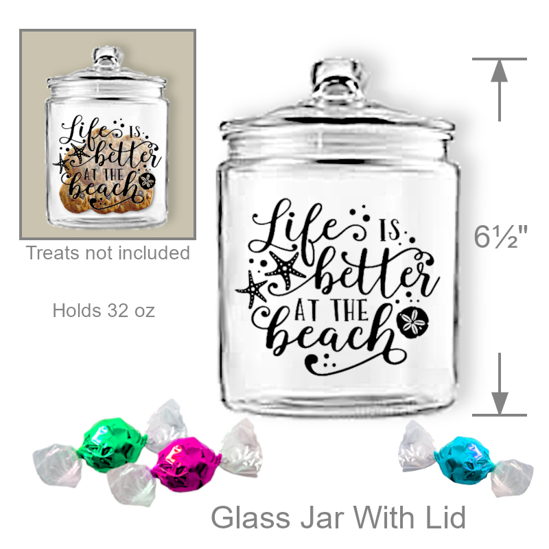 Life Is Better At The Beach Treat Jar | Cookie Jar