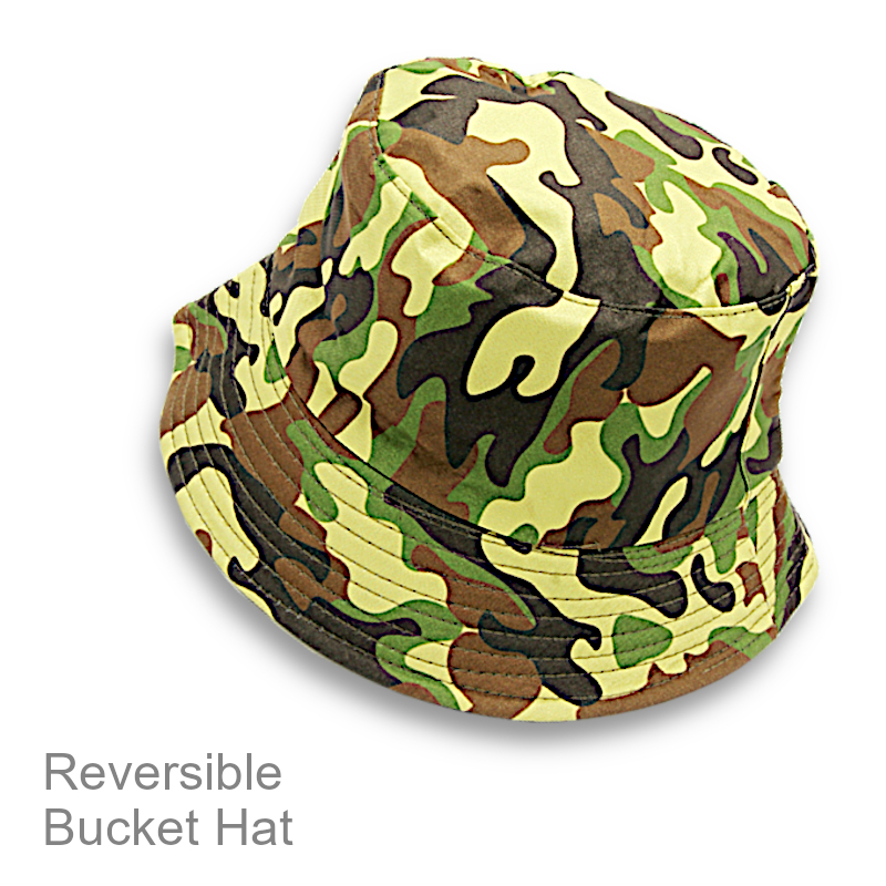 Camo Reversible Bucket Hat | Hats & Caps