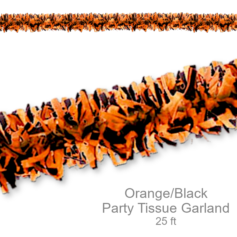 Tissue Garland Streamer | Party Decorations