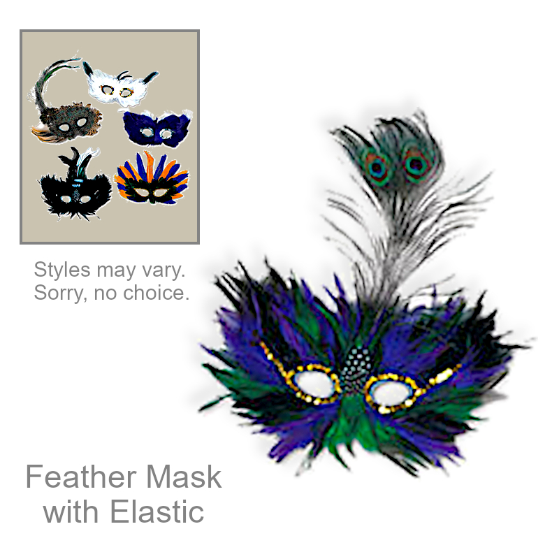 Feather Mask | Halloween Costumes & Accessories