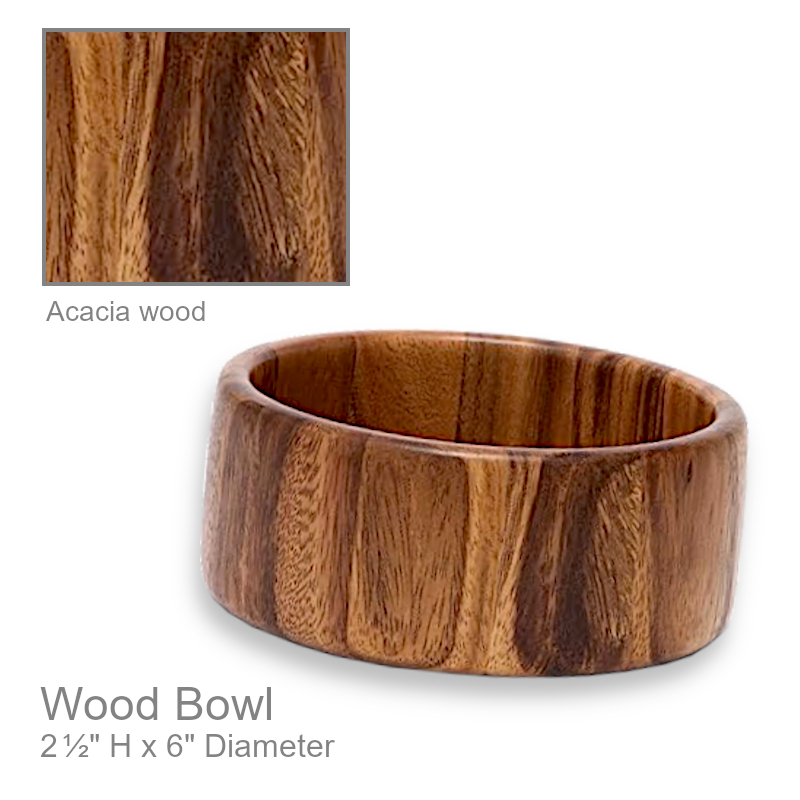 Round Wooden Bowl | Office Candy Dish