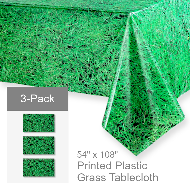 Printed Fake Grass Tablecloth | Party Supplies