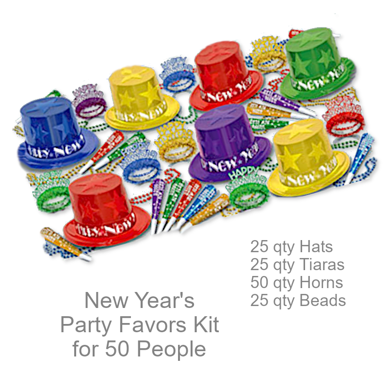 New Years Eve Party Kit for 50 People | New Year's