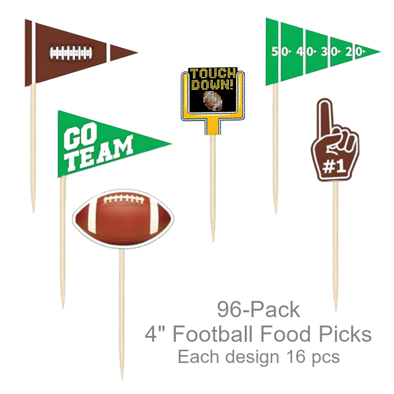 Football Toothpicks Assortment | Party Supplies