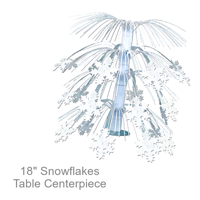 Snowflakes Cascading Centerpiece | Party Decorations