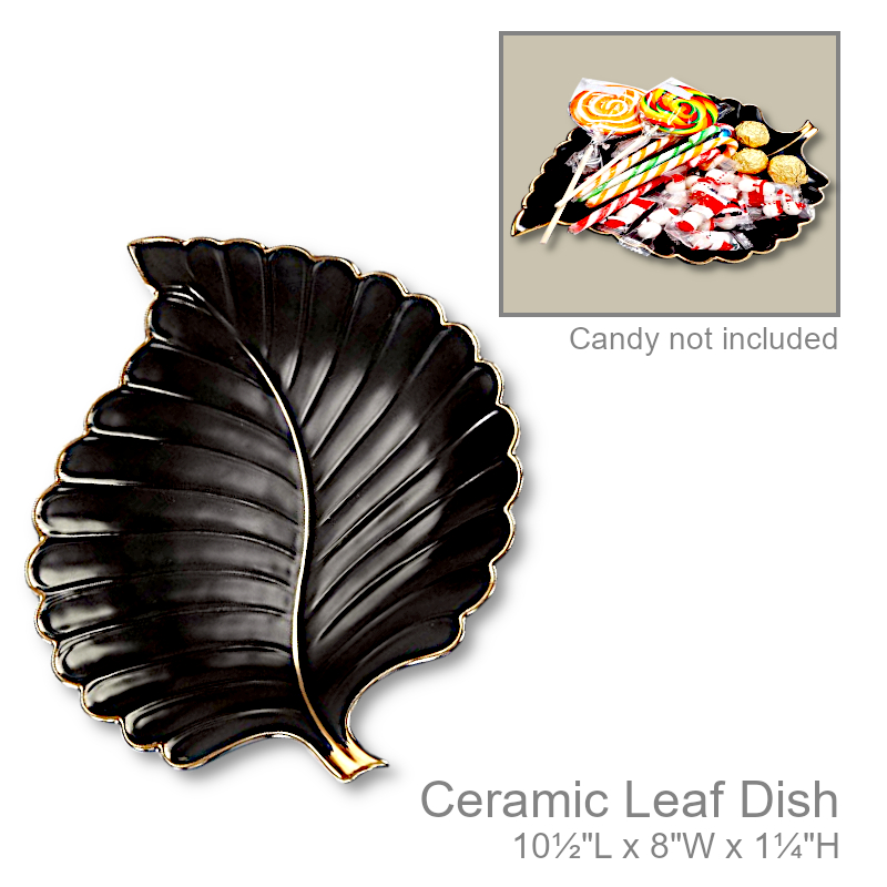 Ceramic Leaf Shape Dish | Office Candy Dish