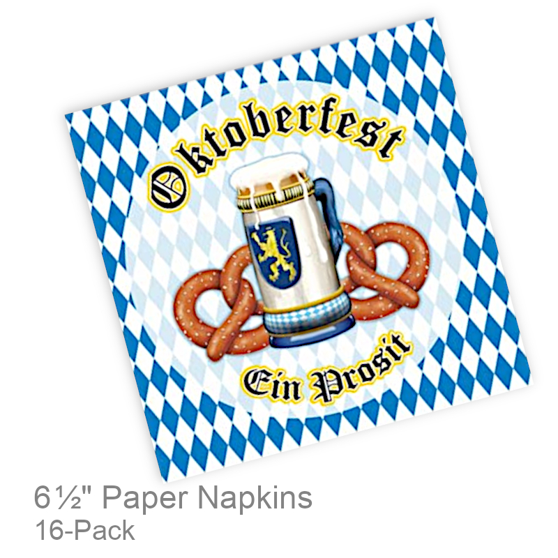 Oktoberfest Beer Stein Lunch Napkins | Party Serveware