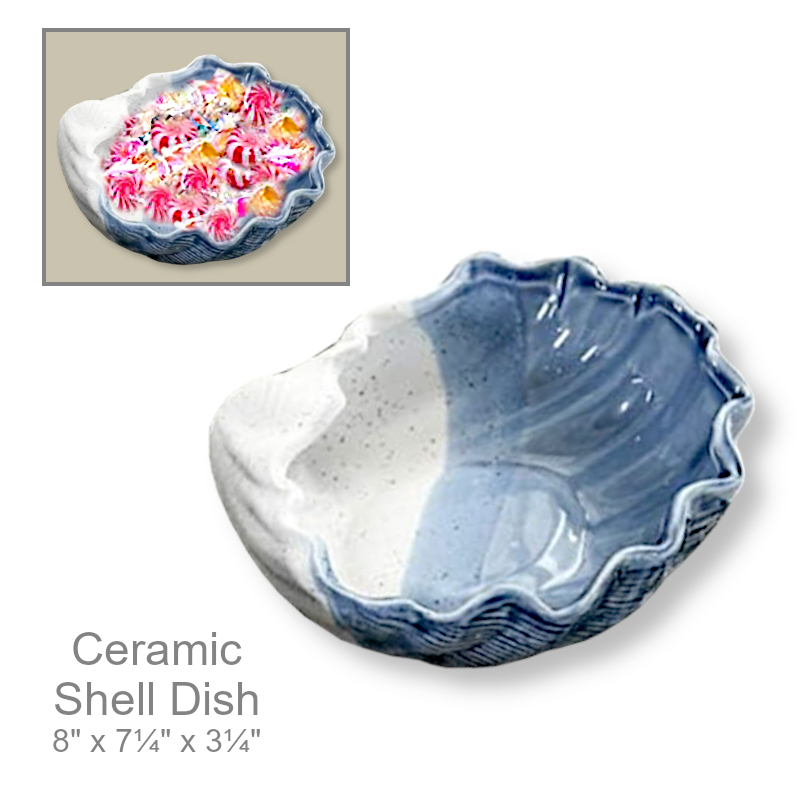 Shell Serving Bowl Dish | Nautical Candy Dish