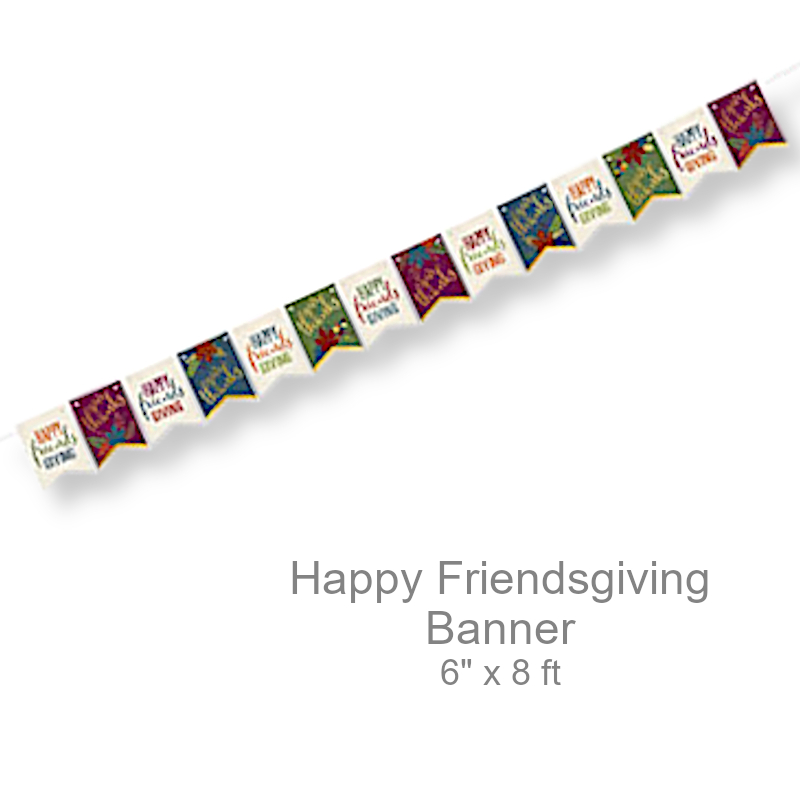 Happy Friendsgiving Banner Streamer | Party Decor