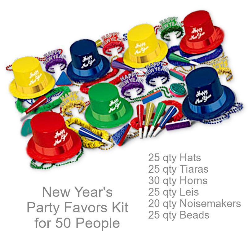New Years Party Kit for 50 People | New Year's