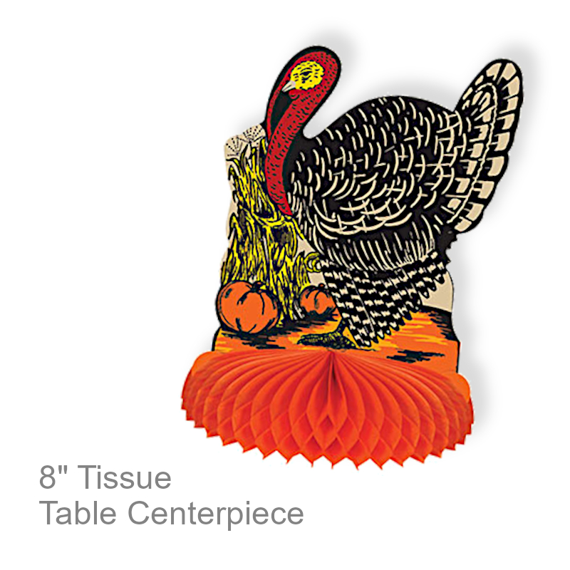 Nostalgic Turkey Table Centerpiece | Party Decorations