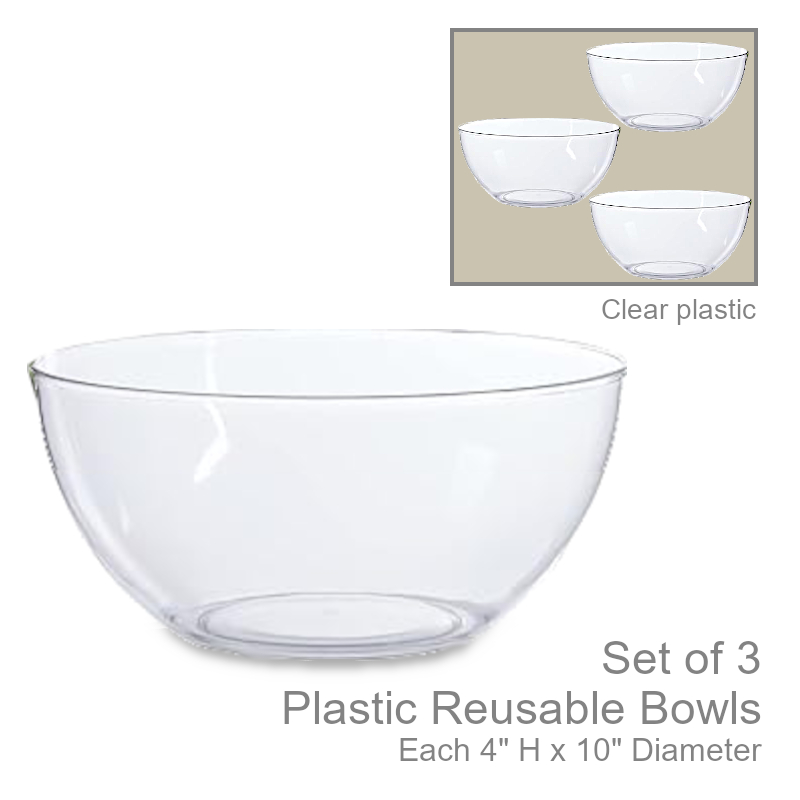 Plastic Reusable Bowls | Office Candy Bowl