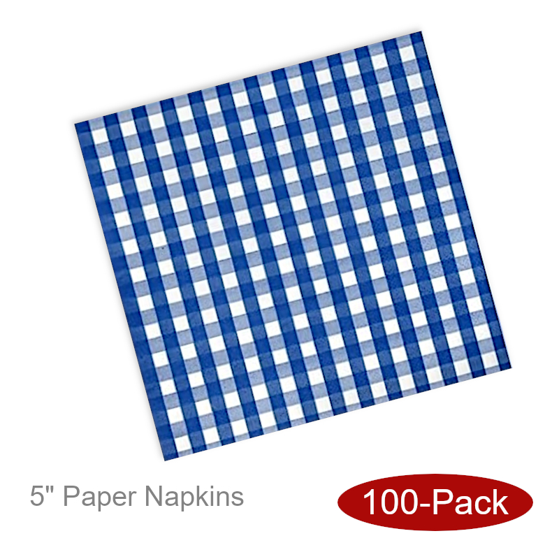 Gingham Check Bulk Paper Napkins Plaid | Napkins