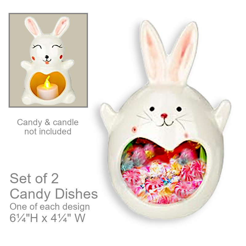Easter Bunny Rabbit Candy Dish | Easter