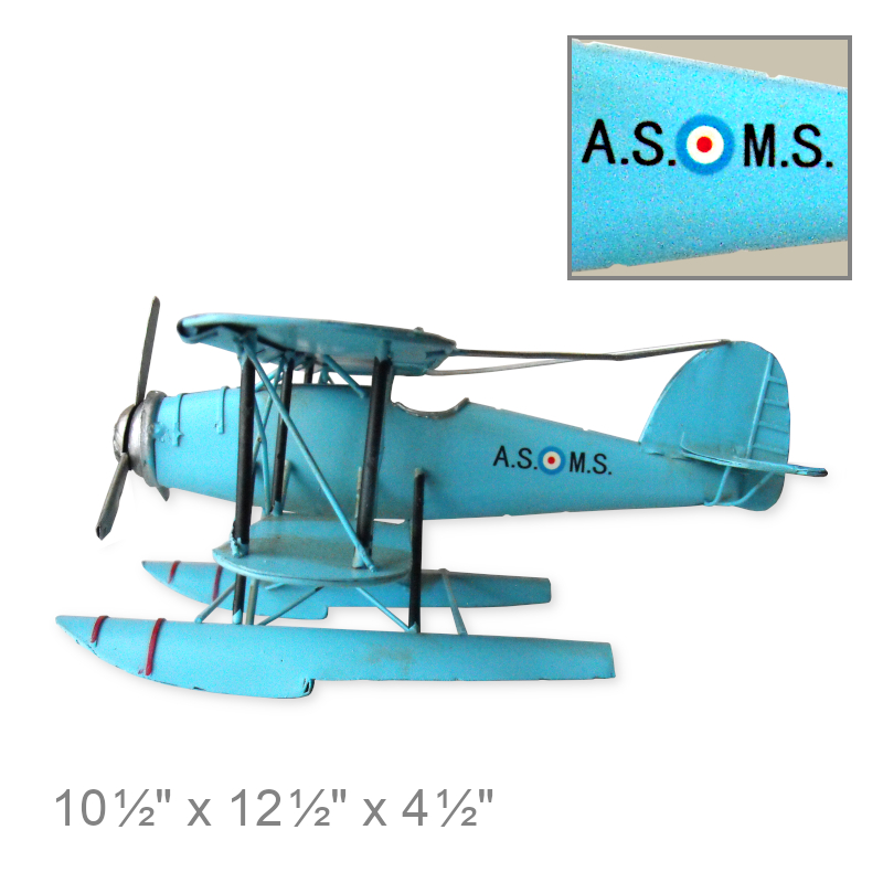 Military Seaplane Biplane Model | Aviation