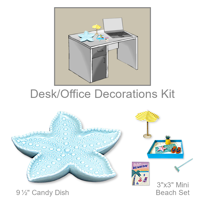 Desk Decorations Kit | Office Cubicle Decor