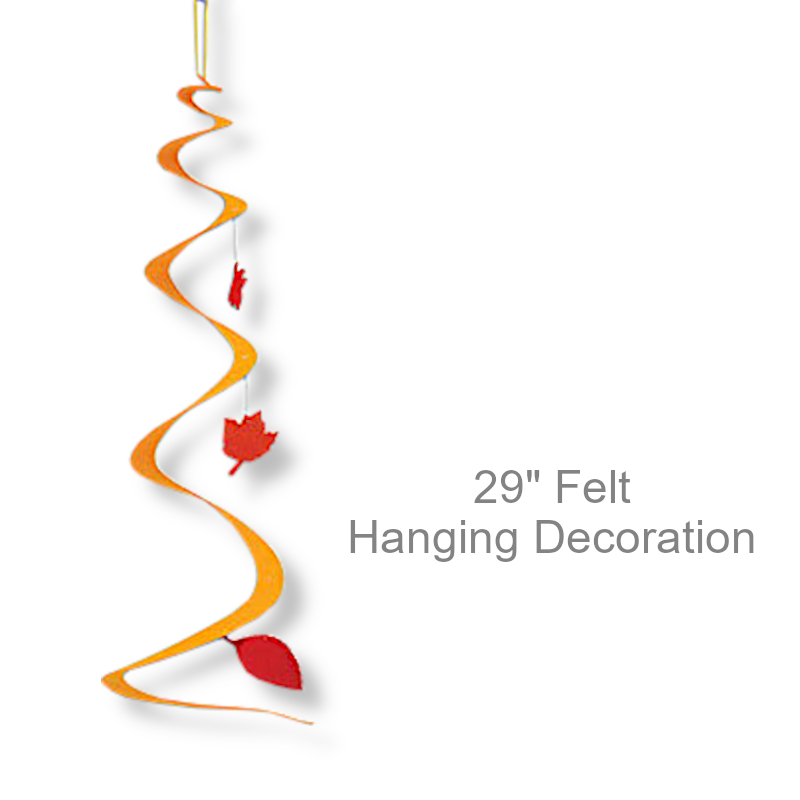 Twirl Fall Leaf Hanging Decoration | Party Decorations