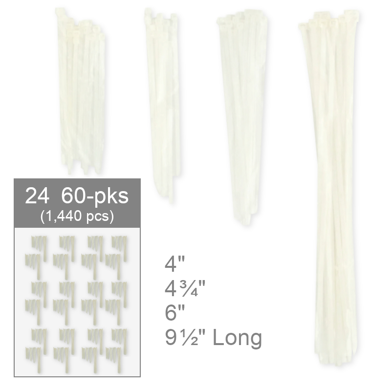 Wholesale White Plastic Cable Ties | Hardware